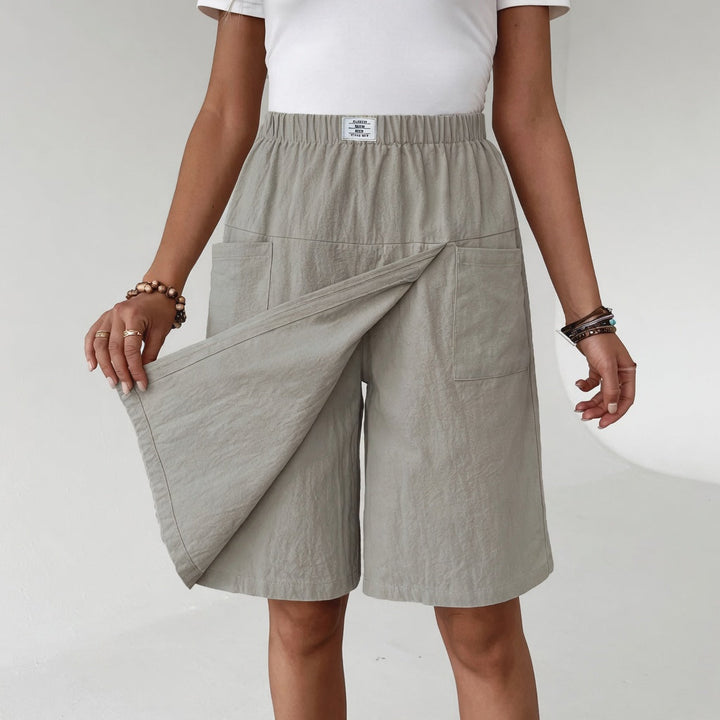 Rhona | Skort Taille Elastique Poches Liberté Active