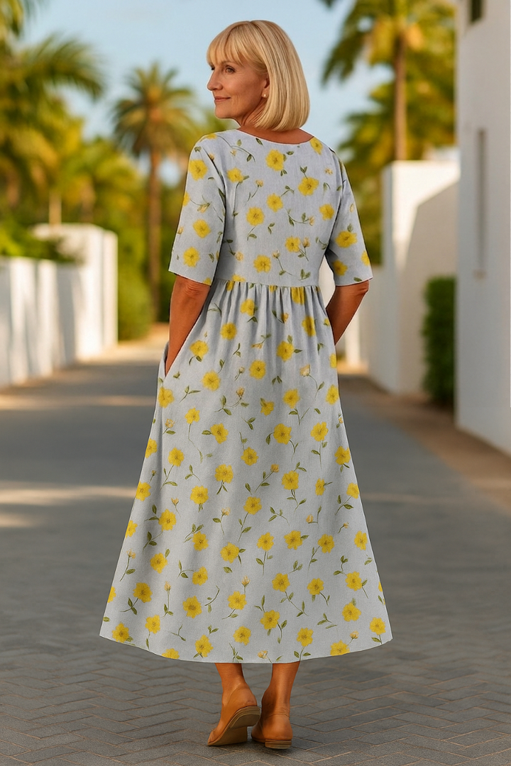 Eliza - Robe Midi Aérienne