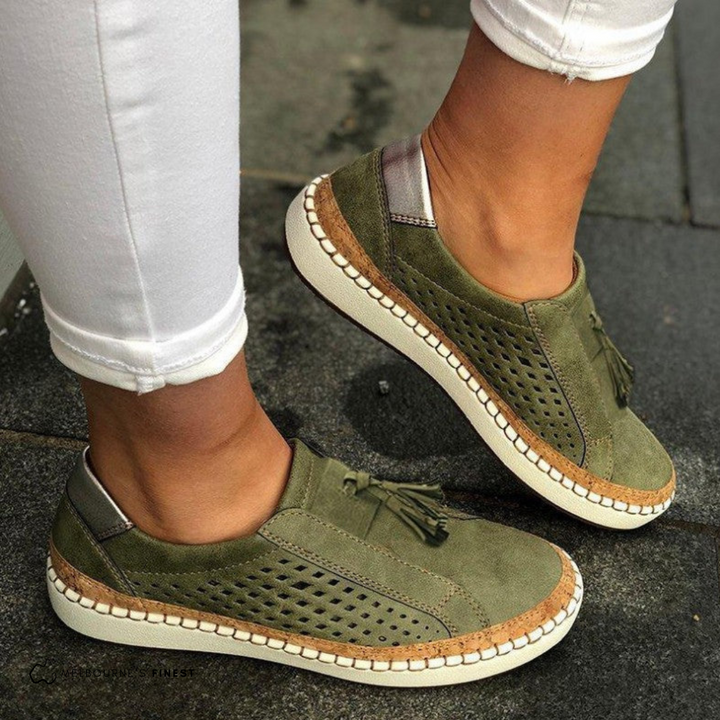 Oluchi™ | Baskets Orthopédiques à Fleurs avec Fermeture