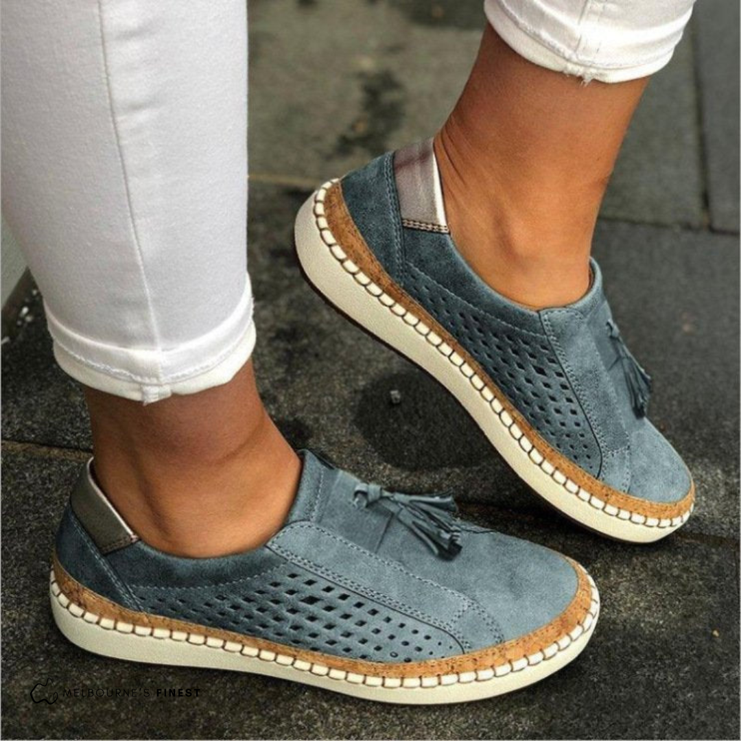 Oluchi™ | Baskets Orthopédiques à Fleurs avec Fermeture