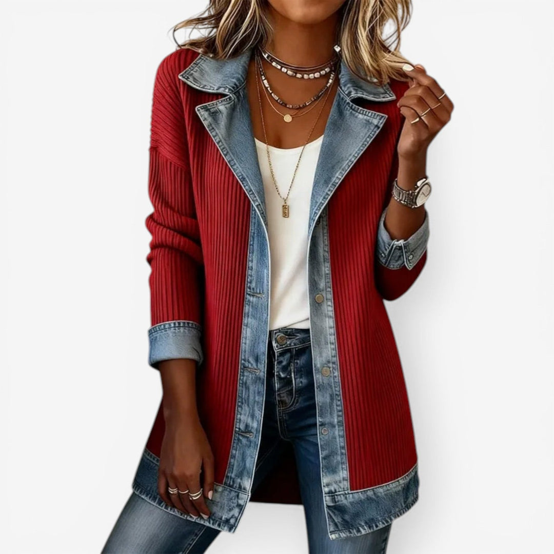Tirexa - Veste Moderne Effet Superposé