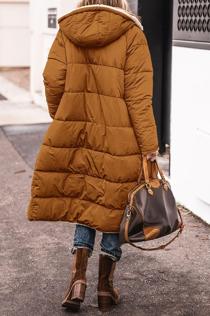 Layla - Manteau Long Réversible Élégant