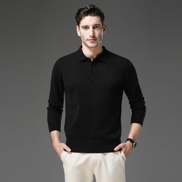 Rafael - Pull Polo en Cachemire