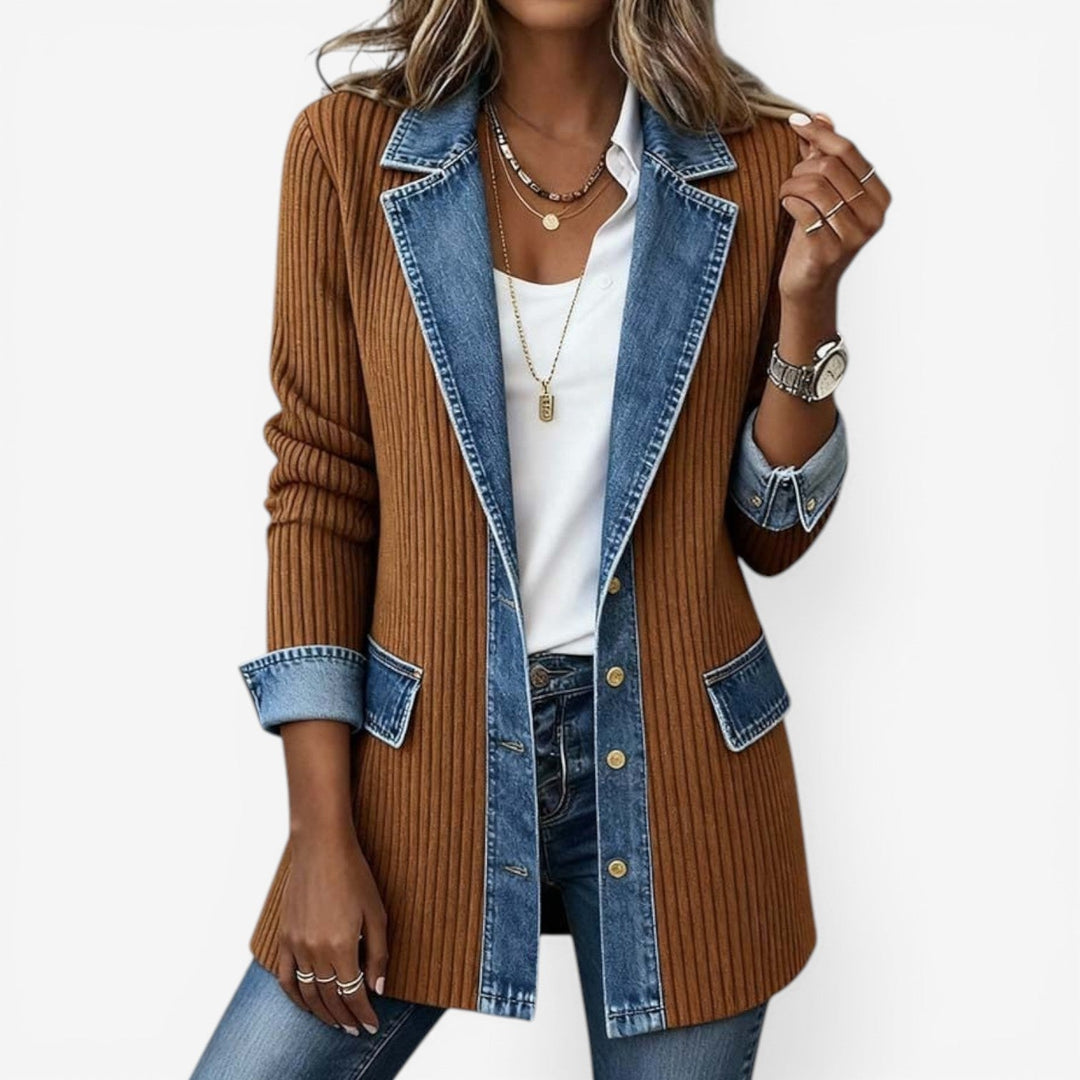 Tirexa - Veste Moderne Effet Superposé