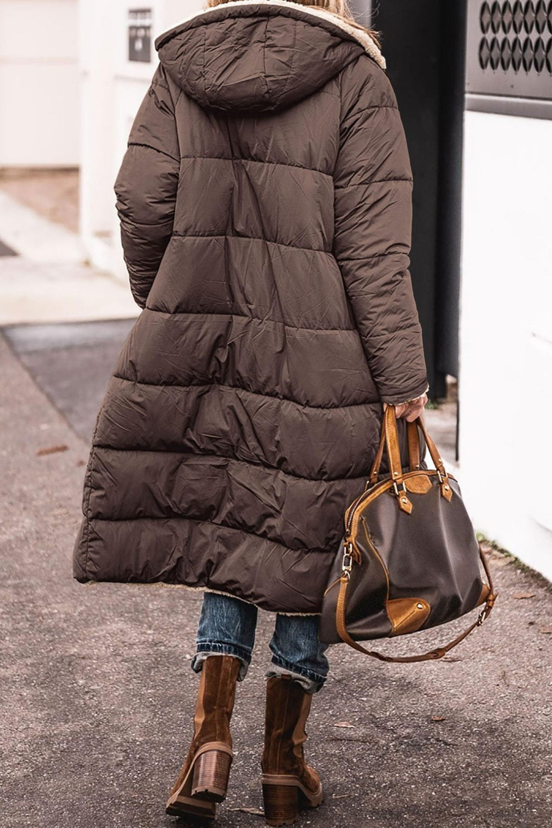 Layla - Manteau Long Réversible Élégant