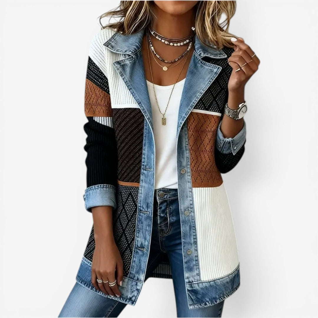 Tirexa - Veste Moderne Effet Superposé