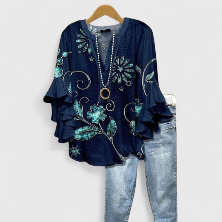 Isabella - Élégante Blouse Artistique