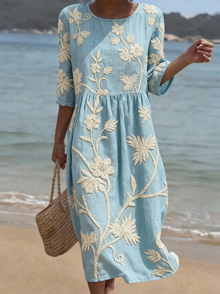 Claire | Robe Décontractée pour Femmes avec Imprimé Floral