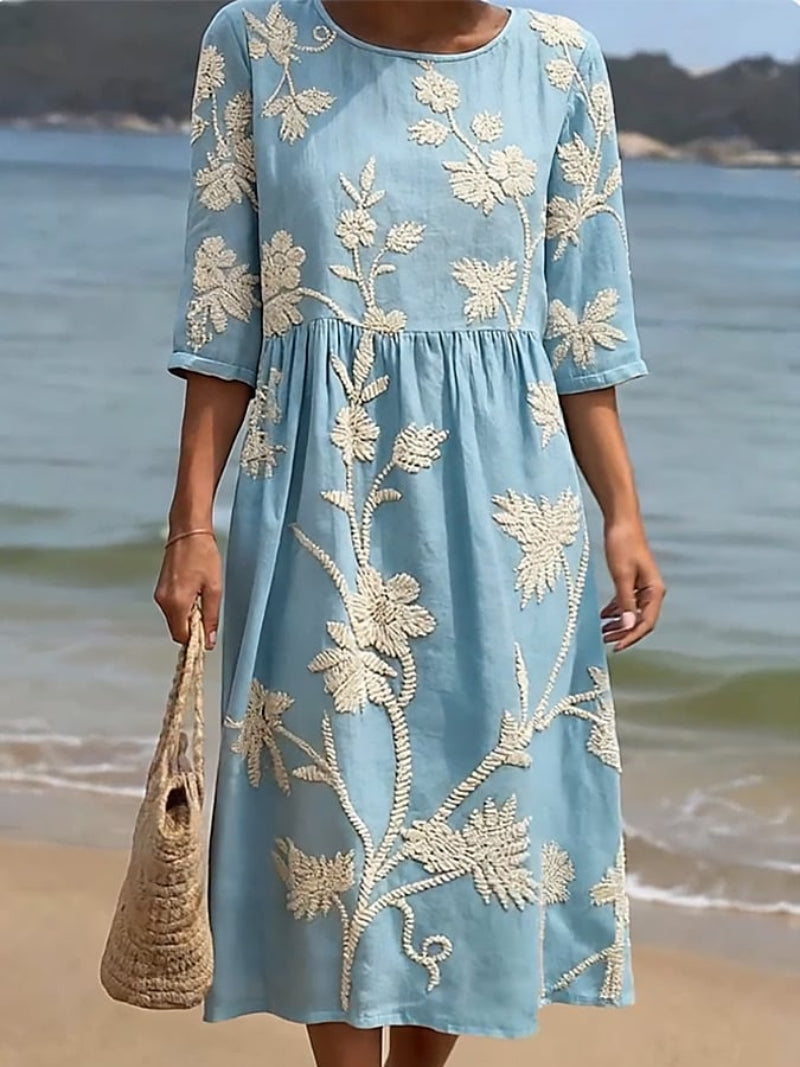 Claire | Robe Décontractée pour Femmes avec Imprimé Floral