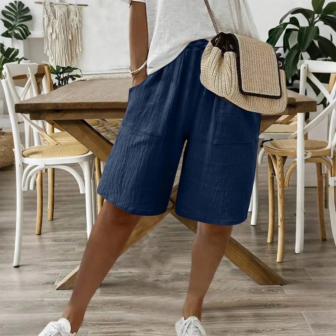 Sienna - Shorts en Coton Lin