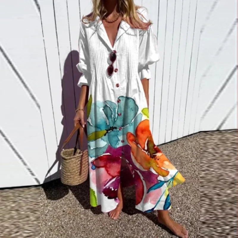 Maisie - Robe Maxi Flatteuse Élégante