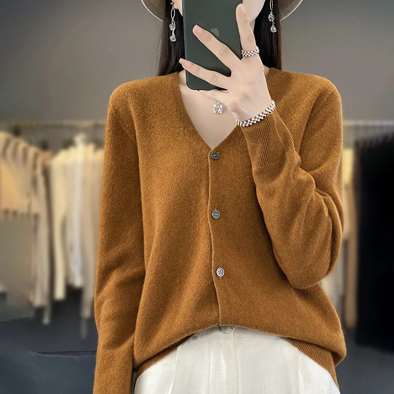 Odessia - Cardigan Cachemire Élégant