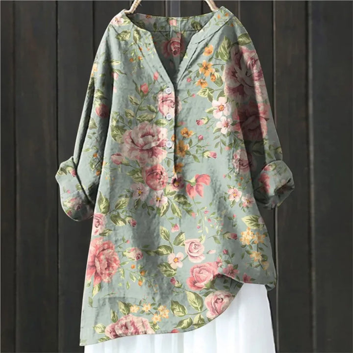 Daniela - Élégante Blouse Fleurie