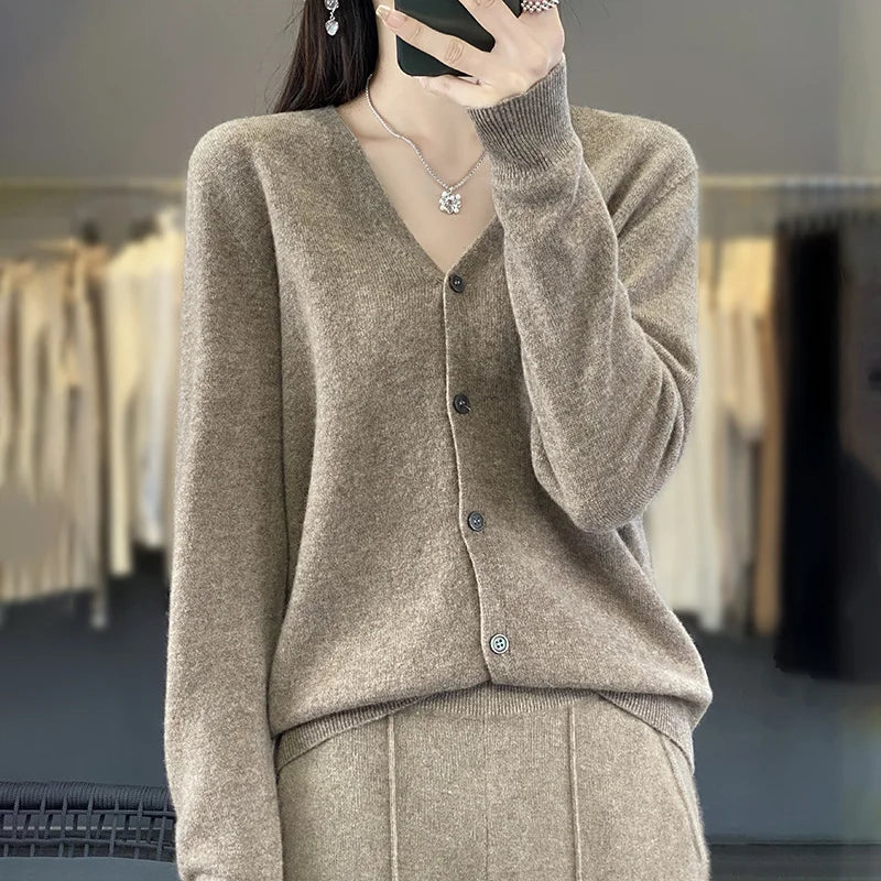 Odessia - Cardigan Cachemire Élégant