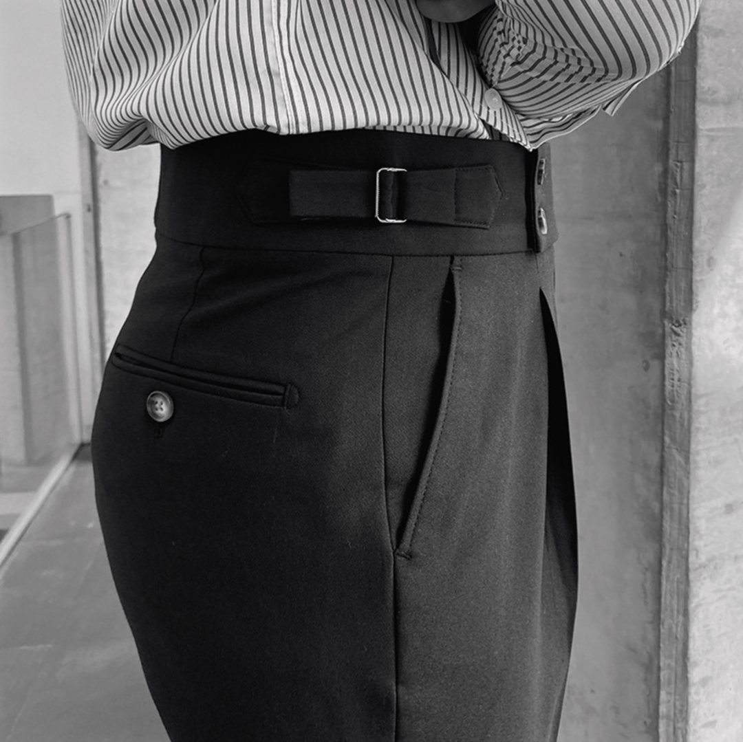 Edward - Pantalons Taille Haute Élégants
