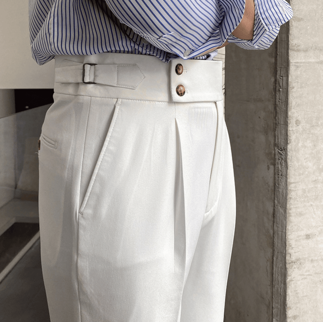 Edward - Pantalons Taille Haute Élégants