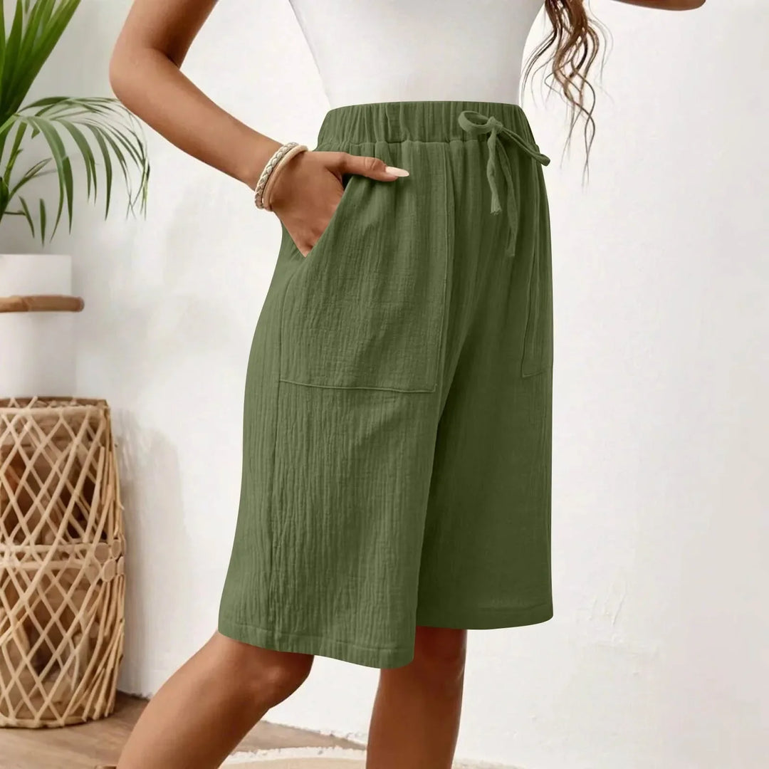 Sienna - Shorts en Coton Lin