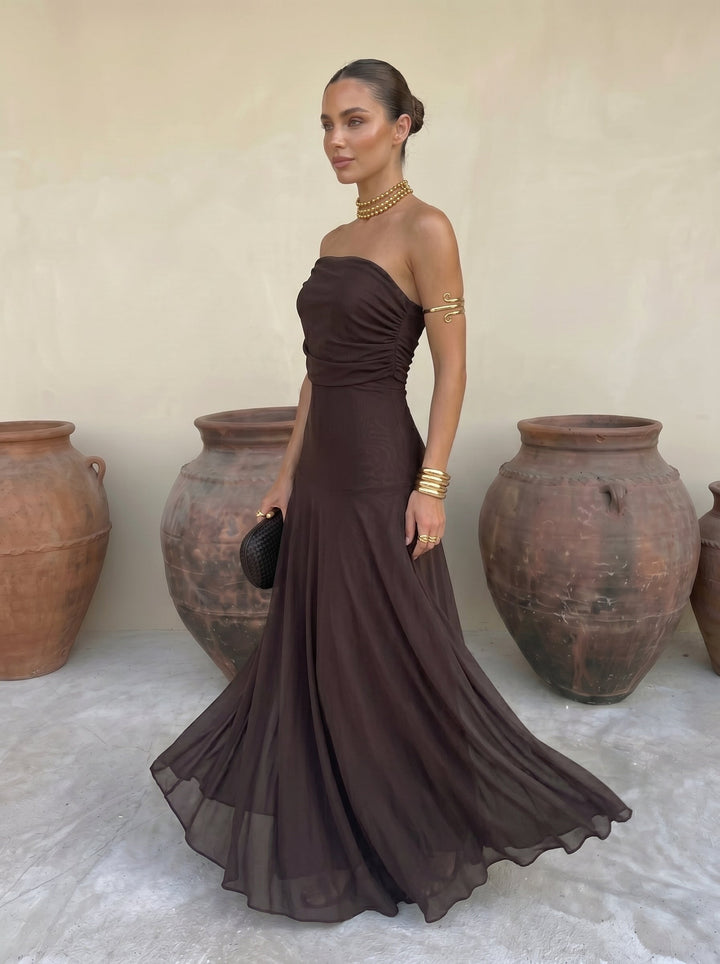 Sarah | Robe Élégante Simba en Tulle de Soie