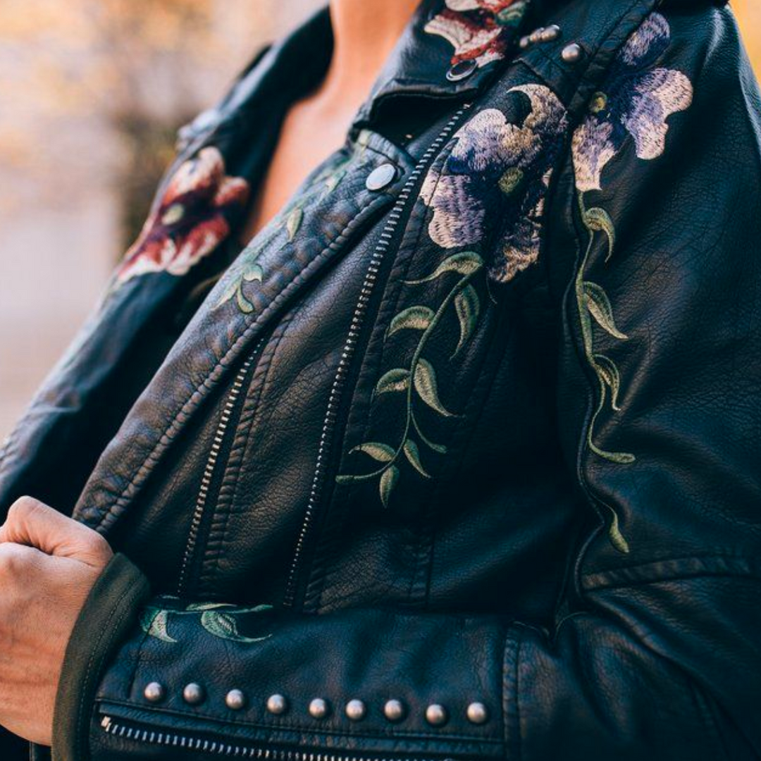 Livia - Veste Fleurie Rétro Chic
