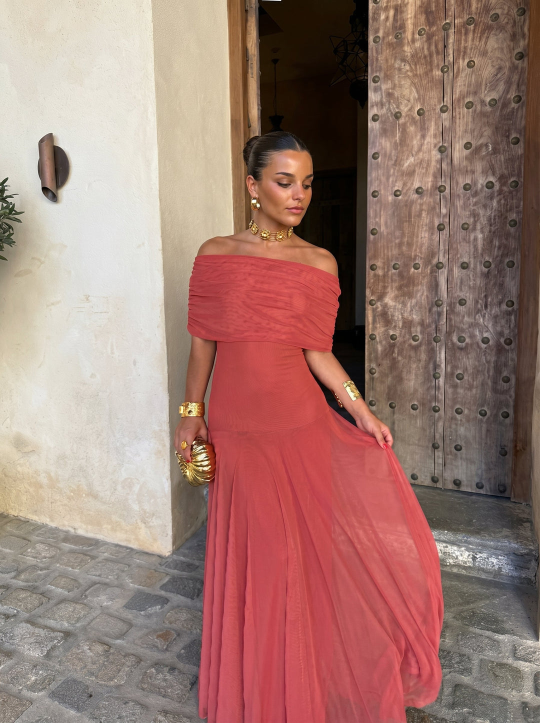 Sarah | Robe Élégante Simba en Tulle de Soie