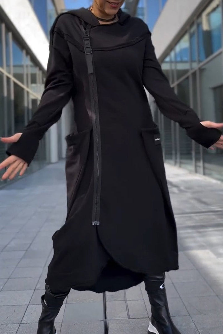 Hildegard - Robe À Capuche Décontractée