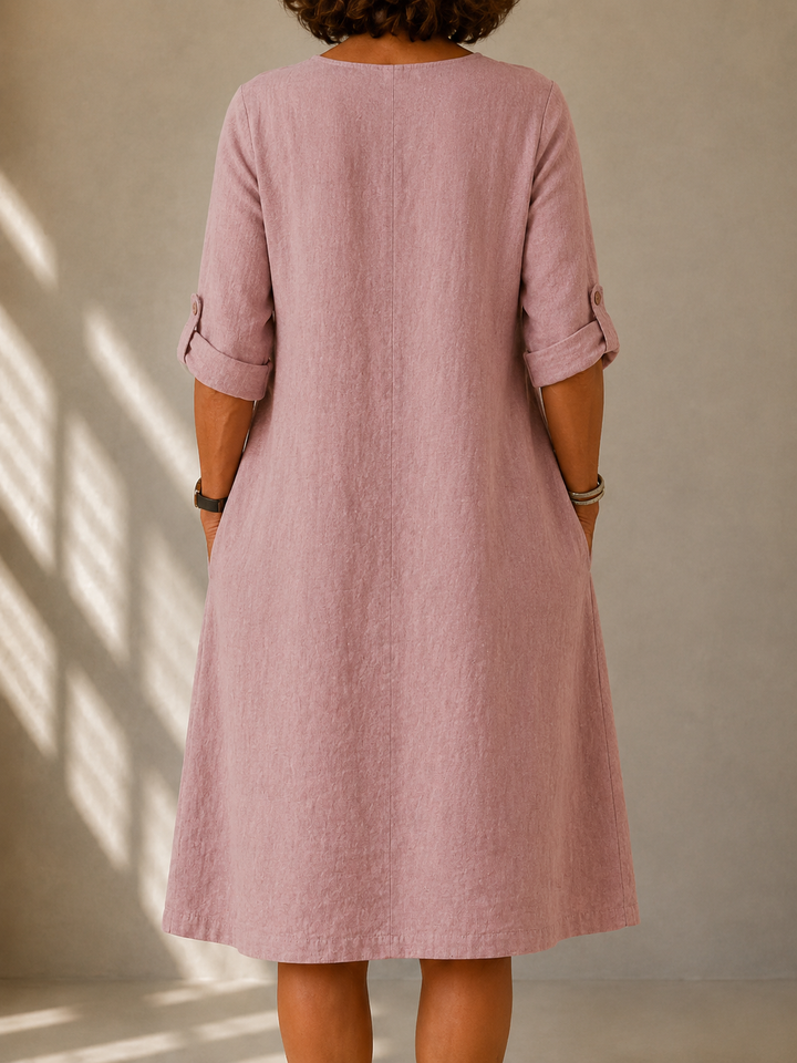Liza | Robe Fluide Coupe Trapèze Martine