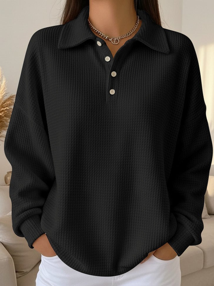 Ava - Pull Polo Doux Élégant