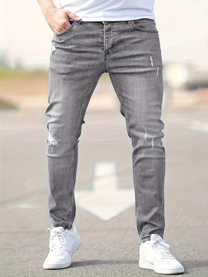 Alex - Jeans Slim Déchirés Tendance