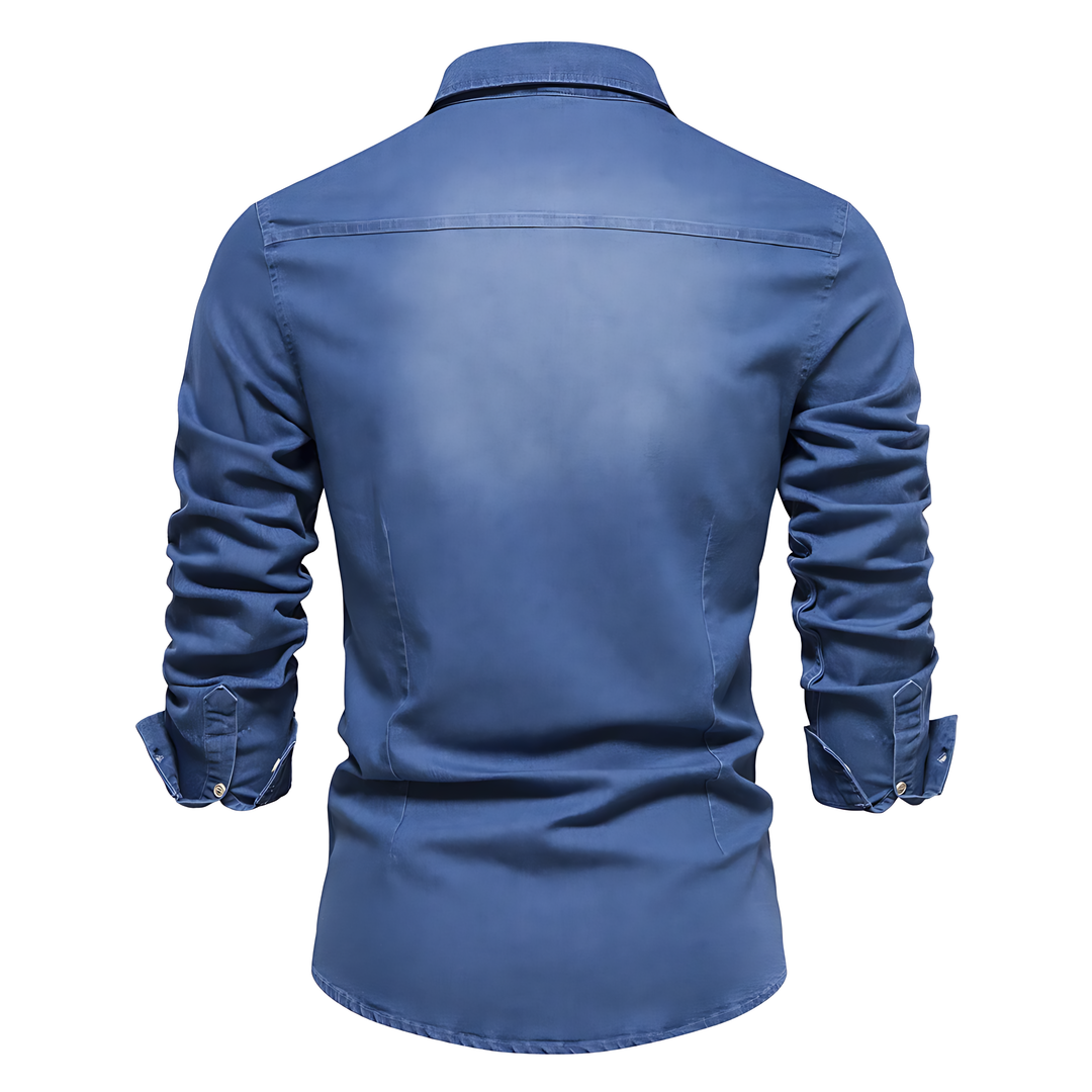 Avantea - Chemise Denim Élégante