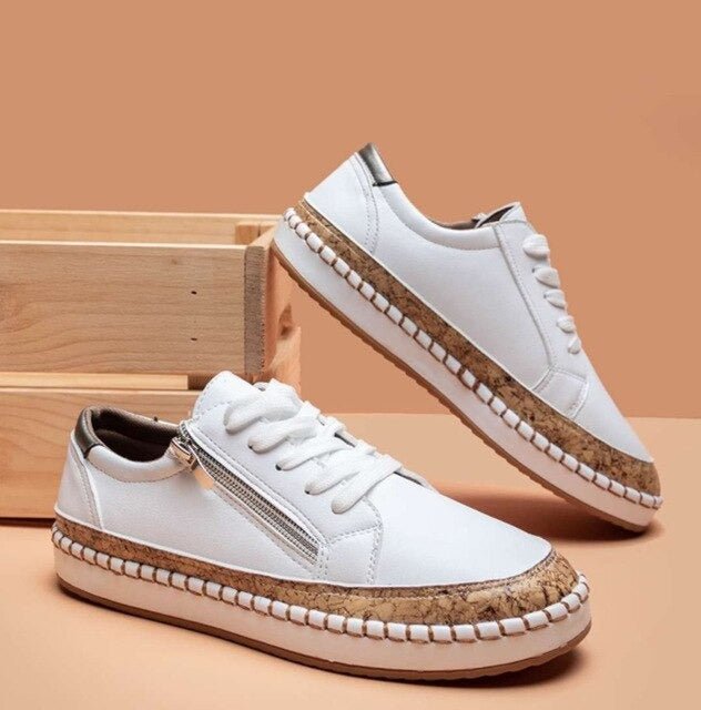 Éclair™ | Baskets Orthopédiques à Fleurs avec Fermeture