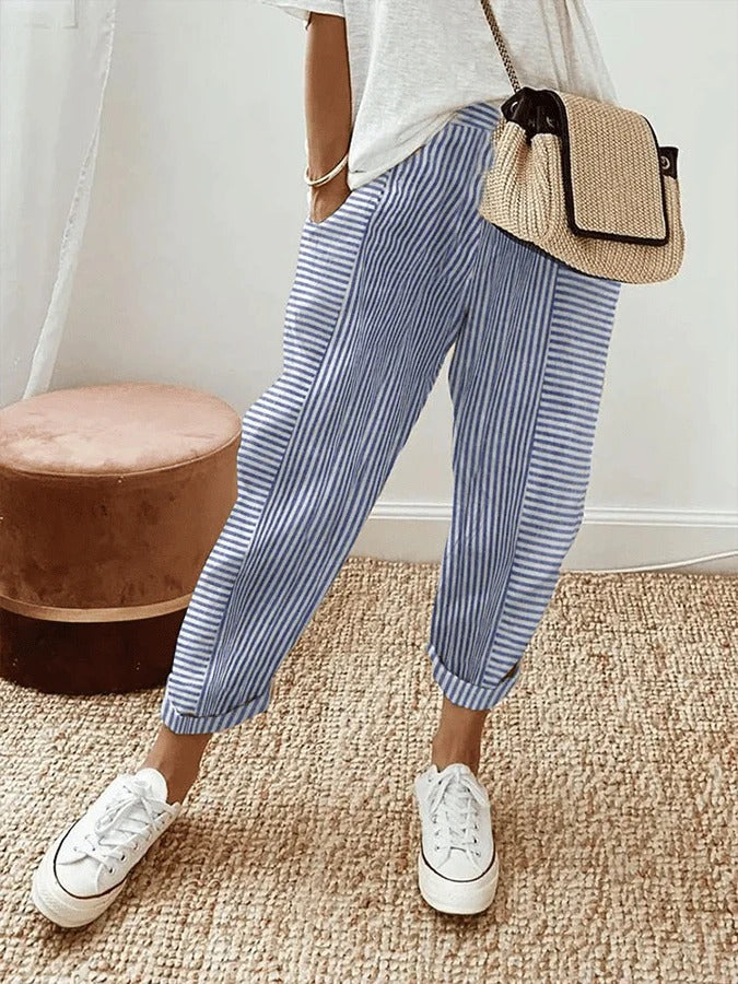 Jade - Pantalon Rayé Jade