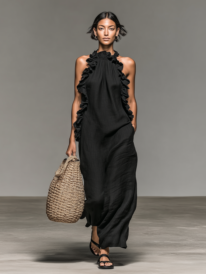Luna | Robe Maxi avec Poches