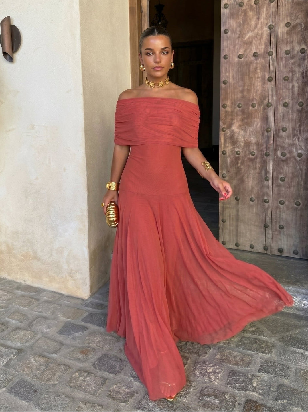 Sarah | Robe Élégante Simba en Tulle de Soie