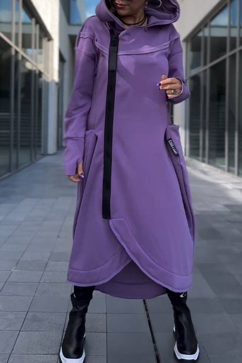Hildegard - Robe À Capuche Décontractée