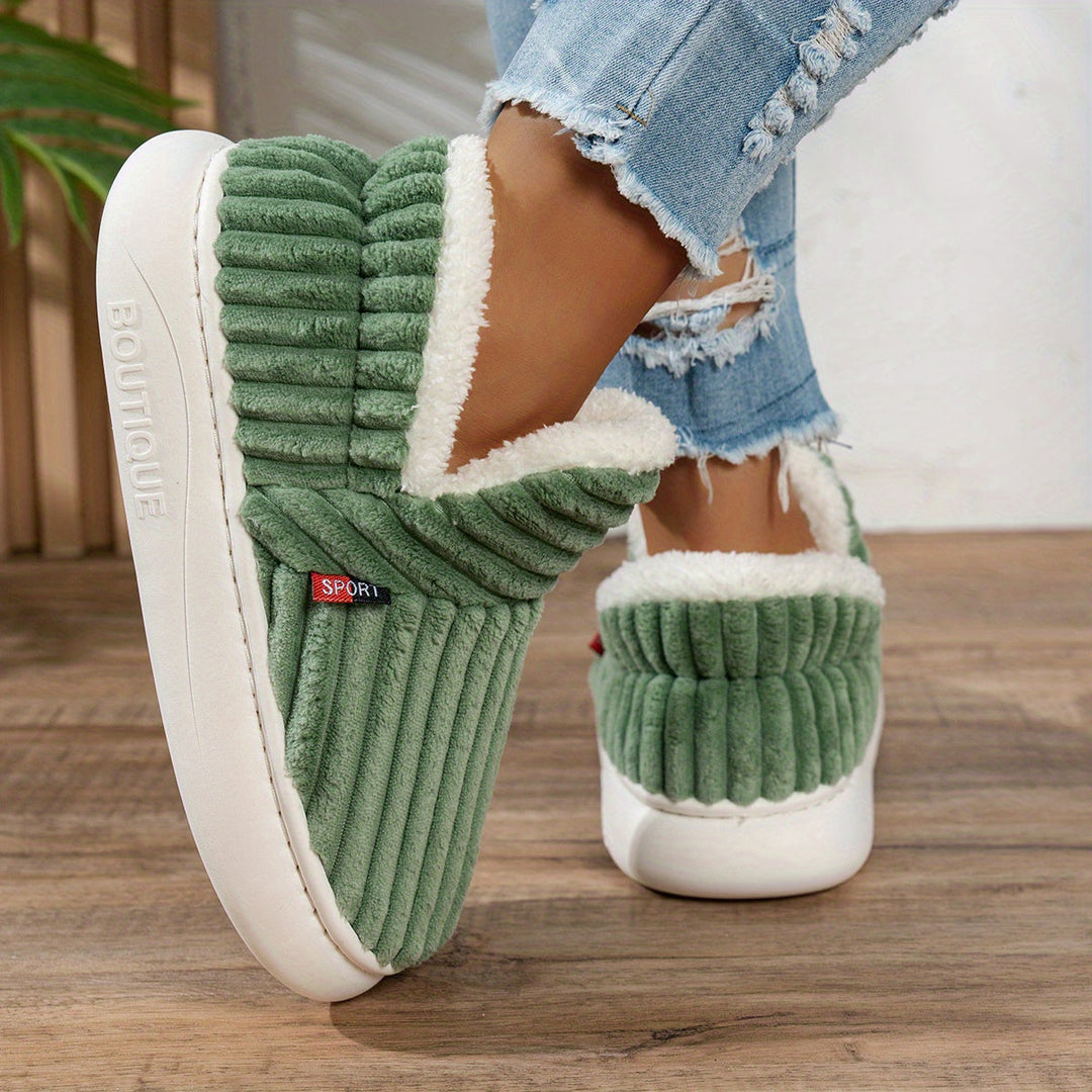 CozyStep - Chaussons Douillets Élégants