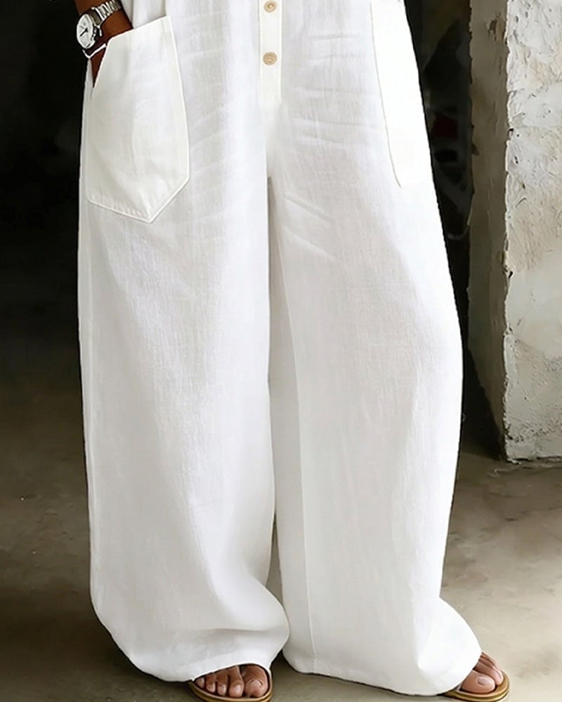 Liv - Elegant White Jumpsuit
