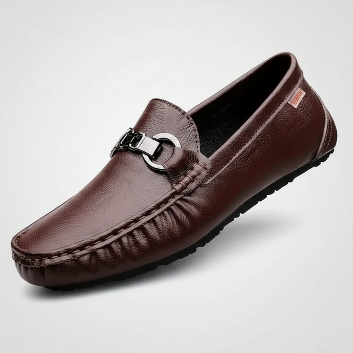 Erik | Mocassin de Conduite en Cuir Texturé