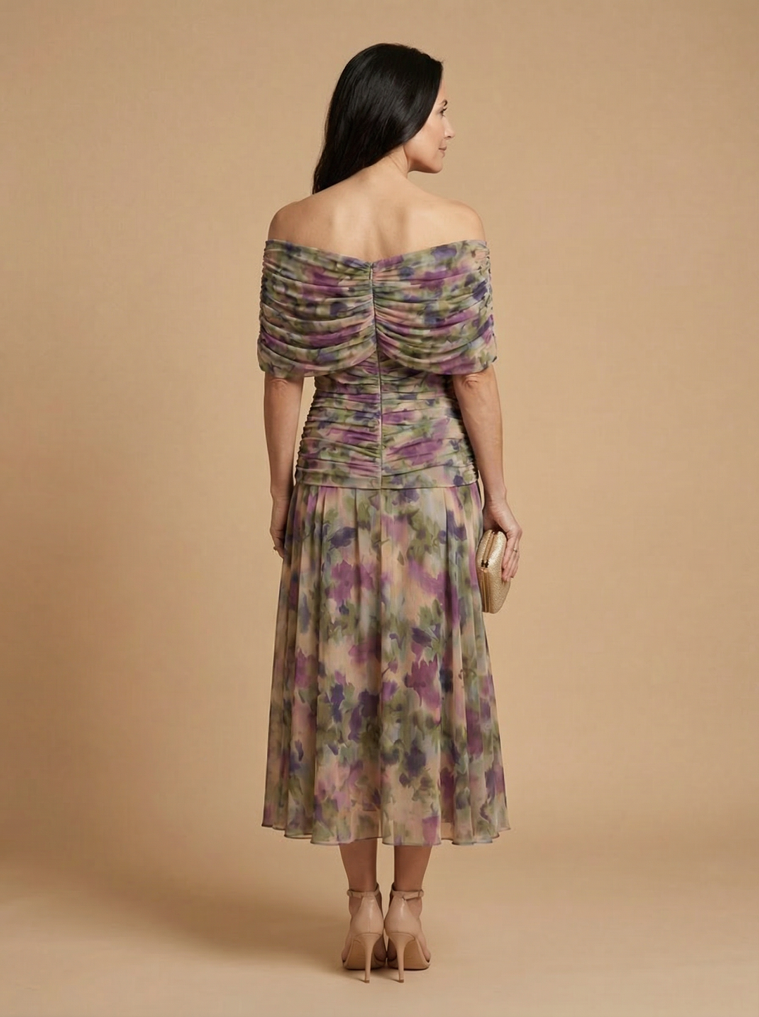 Clara | Robe Santana en Soie Élégante