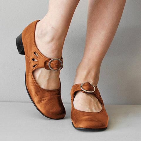 Myla™| Escarpins en Cuir Uniques et Confortables