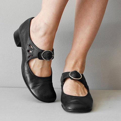 Myla™| Escarpins en Cuir Uniques et Confortables