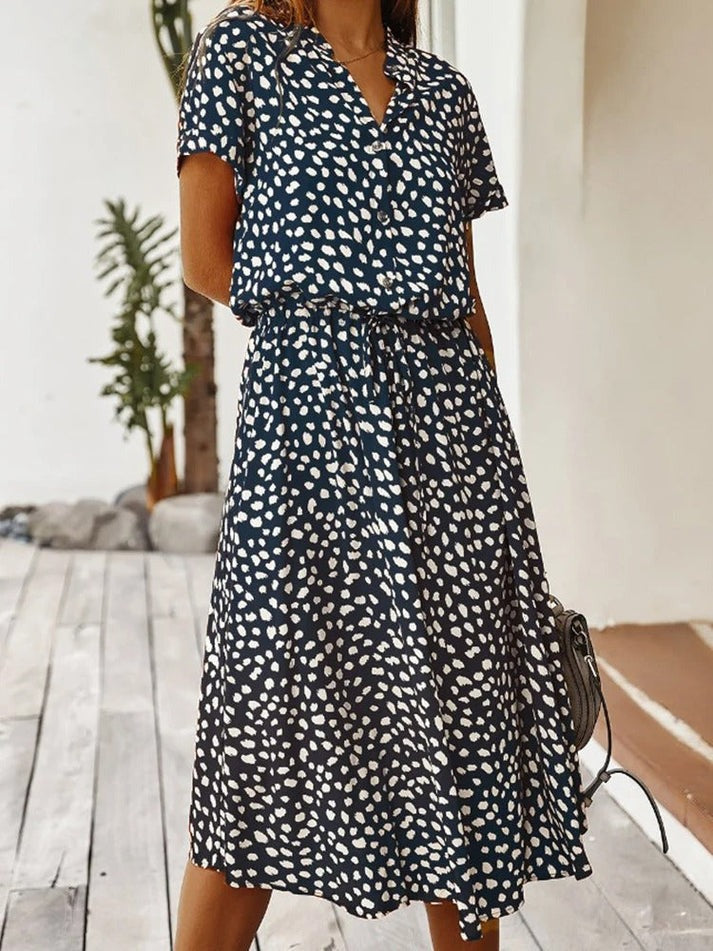 Edith - Robe Fluide Sophistiquée
