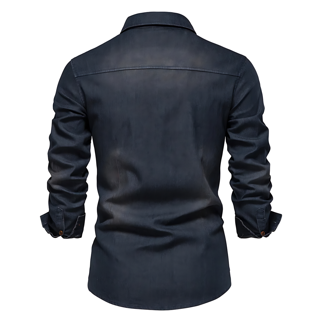 Avantea - Chemise Denim Élégante