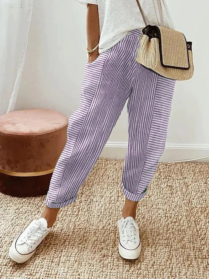 Jade - Pantalon Rayé Jade