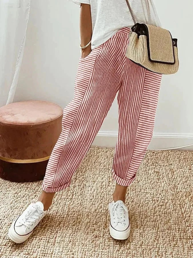Jade - Pantalon Rayé Jade
