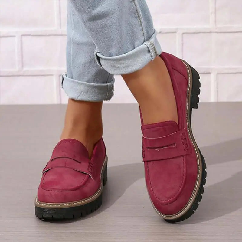 NADIA™ | Mocassins Intemporels en Daim
