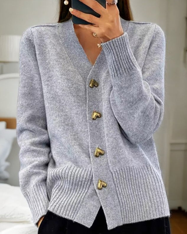 Dina - Cardigan Élégant Romantique