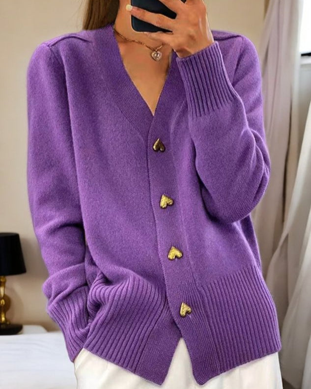 Dina - Cardigan Élégant Romantique