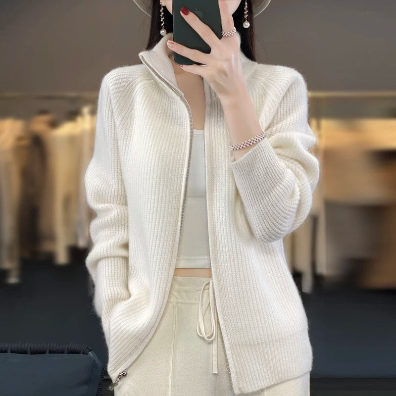Vienne - Cardigan Zippé Sophistiqué