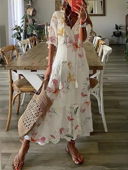 Colette - Robe Bohème Fluide